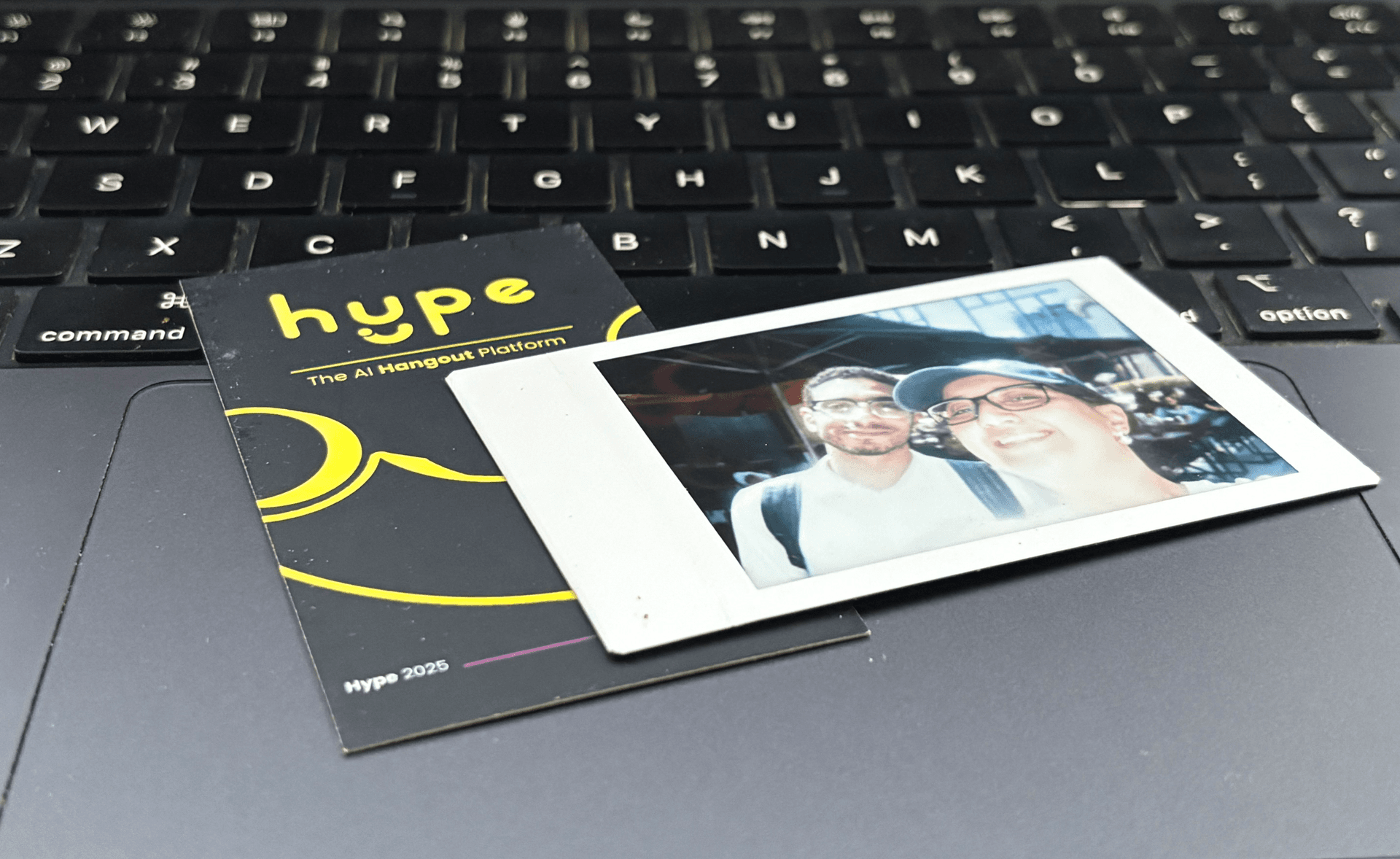 Ammar Montaser and Nareman Seoud Polaroid Pic